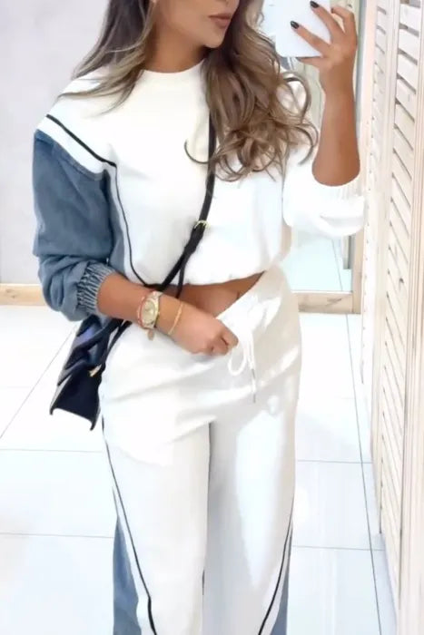 Casual two piece hoodie & pants