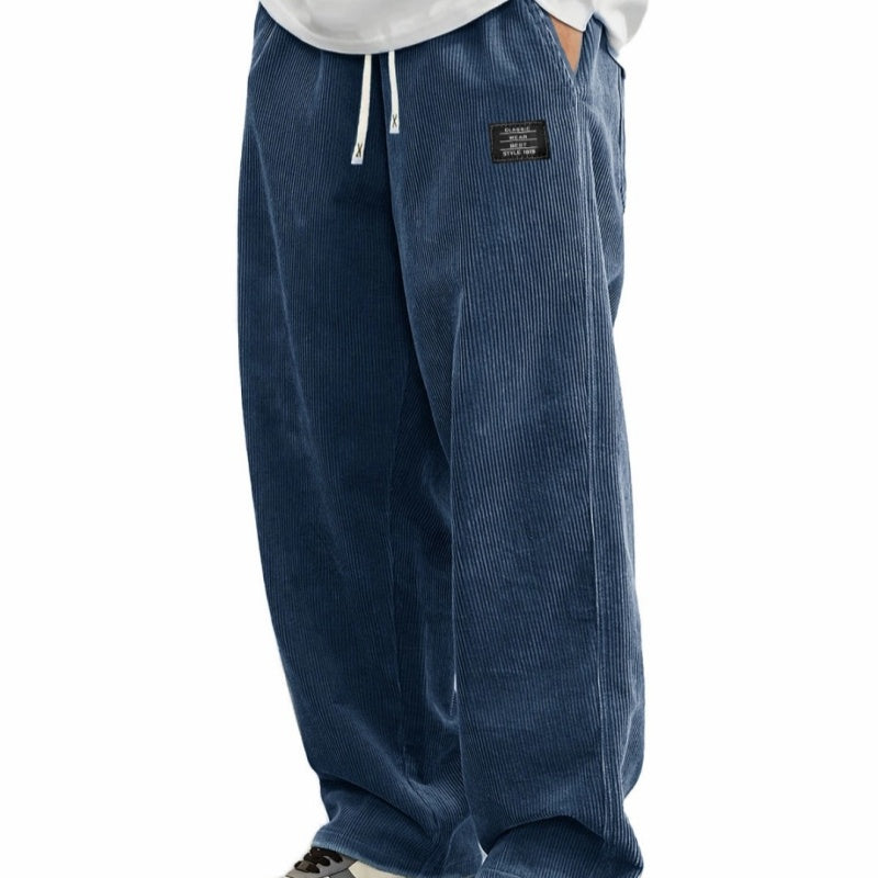 🔥Hot Sale 50% OFF🔥Men's Loose-Fit Drawstring Pants with Pockets