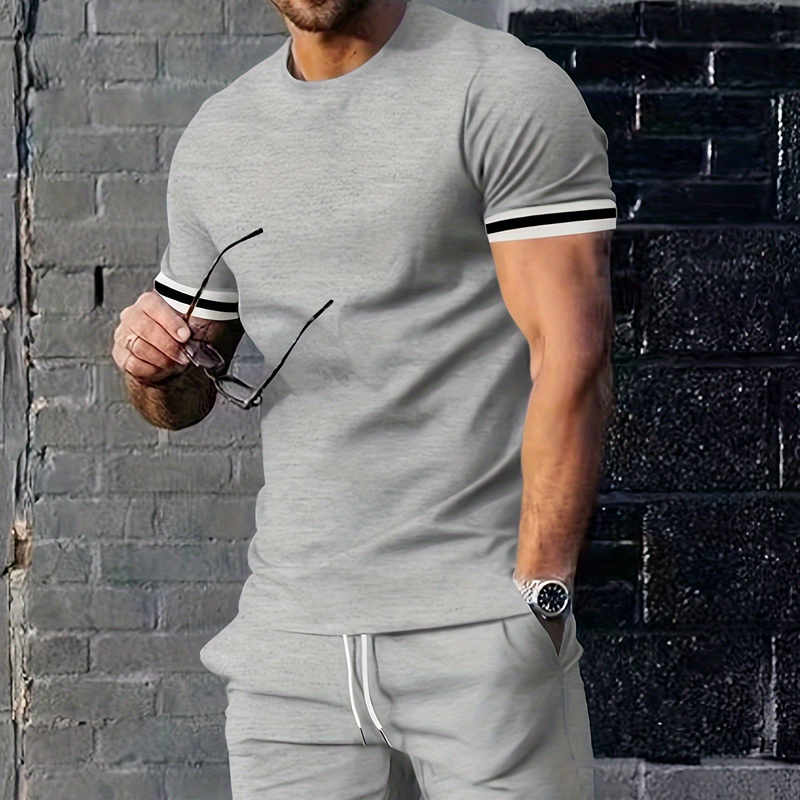 Casual Short Sleeve T-Shirt & Shorts Set