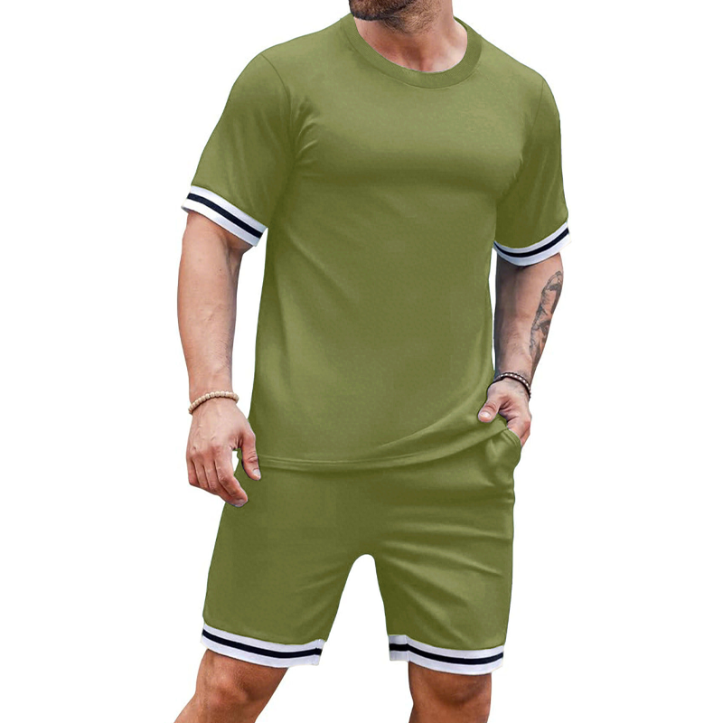 Casual Short Sleeve T-Shirt & Shorts Set